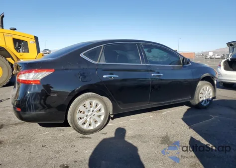 2014 Nissan Sentra S из США, поврежденный, VIN 1N4AB7AP6EN854560